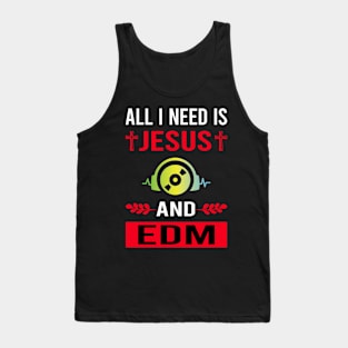 I Need Jesus And EDM Tank Top